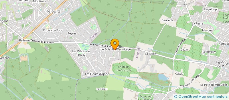 localisation de l'entreprise DAMETTE IMMOBILIER  CESTAS