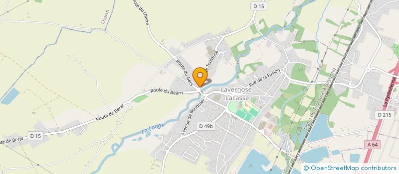 localisation de l'entreprise DAMETTO GUILLAUME ELECTRICITE à LAVERNOSE-LACASSE