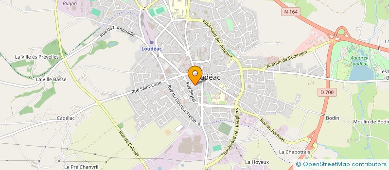 localisation de l'entreprise DAMEX INVEST à LOUDEAC