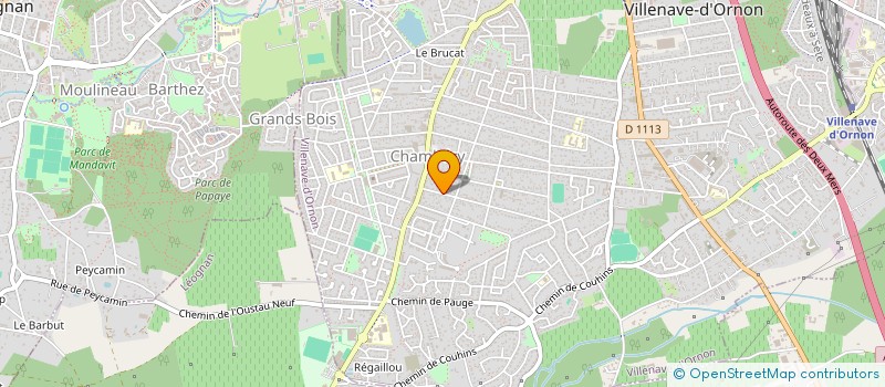 localisation de l'entreprise DAMEXPERT à VILLENAVE-D'ORNON