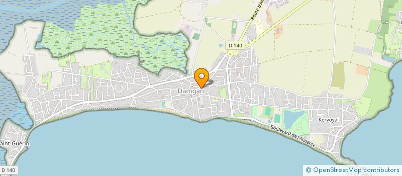 localisation de l'entreprise DAMGWENN  DAMGAN