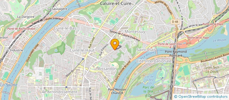 localisation de l'entreprise DAMH  CALUIRE-ET-CUIRE