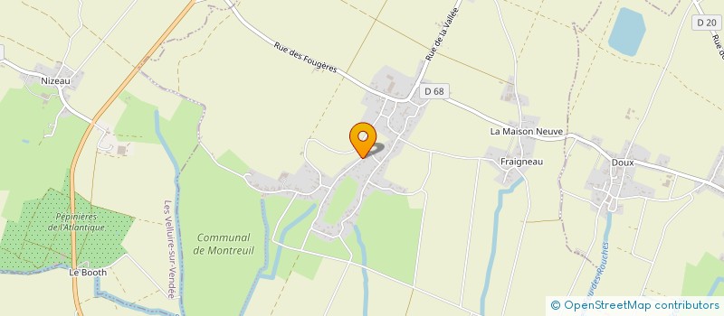 localisation de l'entreprise DAMHONY à MONTREUIL
