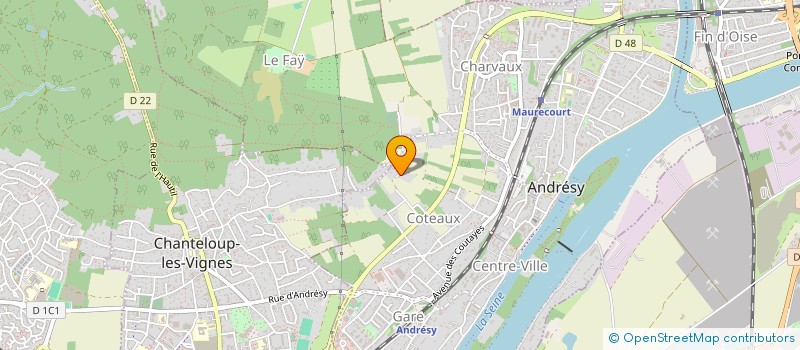 localisation de l'entreprise DAMI IMMOBILIER  ANDRESY