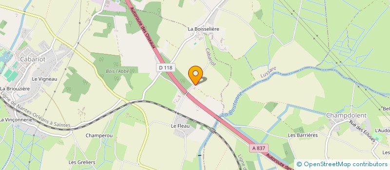 localisation de l'entreprise DAMI'ORLA  LUSSANT