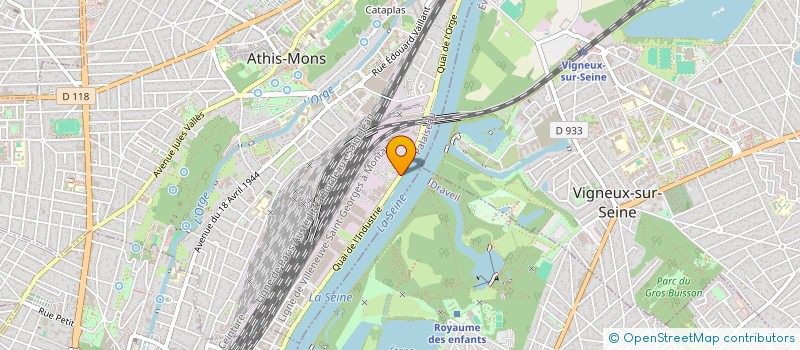 localisation de l'entreprise DAMI PRO  ATHIS-MONS