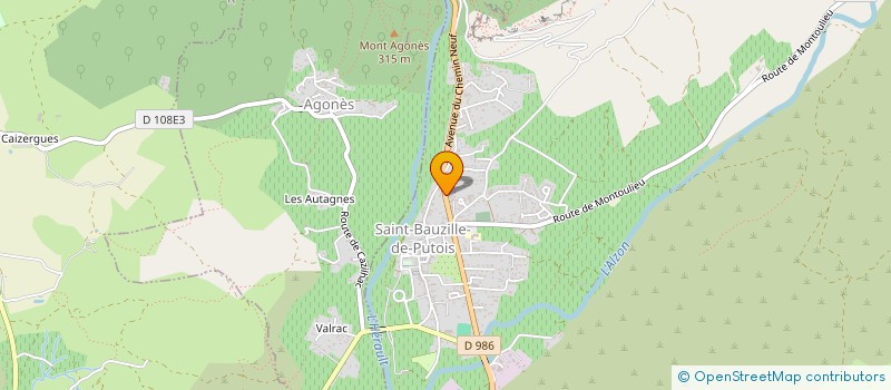 localisation de l'entreprise DAMIA  SAINT-BAUZILLE-DE-PUTOIS