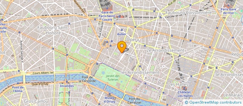 localisation de l'entreprise DAMIANI PARIS SAS à PARIS