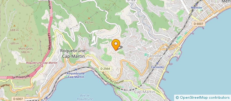 localisation de l'entreprise DAMIBAR à ROQUEBRUNE-CAP-MARTIN