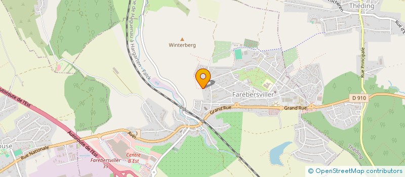 localisation de l'entreprise DAMICO  FAREBERSVILLER