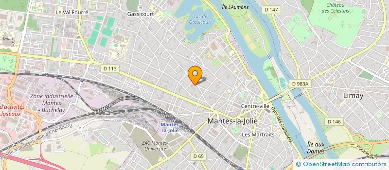 localisation de l'entreprise DAMIEN  MANTES-LA-JOLIE