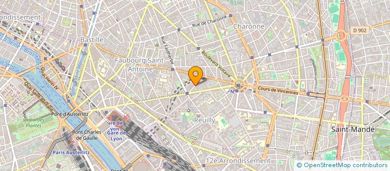 localisation de l'entreprise DAMIEN BRAMBILLA ARCHITECTE  PARIS