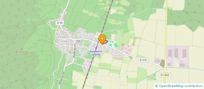 localisation de l'entreprise DAMIEN DE JONG à DAMBACH-LA-VILLE