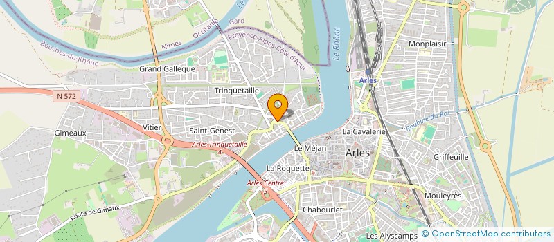 localisation de l'entreprise DAMIEN DUPRAT IMMOBILIER  ARLES