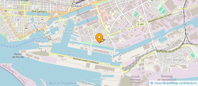 localisation de l'entreprise DAMIEN ESCOLAN  LE HAVRE