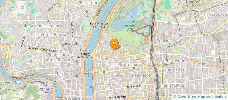 localisation de l'entreprise DAMIEN GENSANNE  LYON