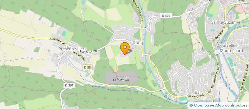 localisation de l'entreprise DAMIEN GESTER TRANSPORTS  DUNG