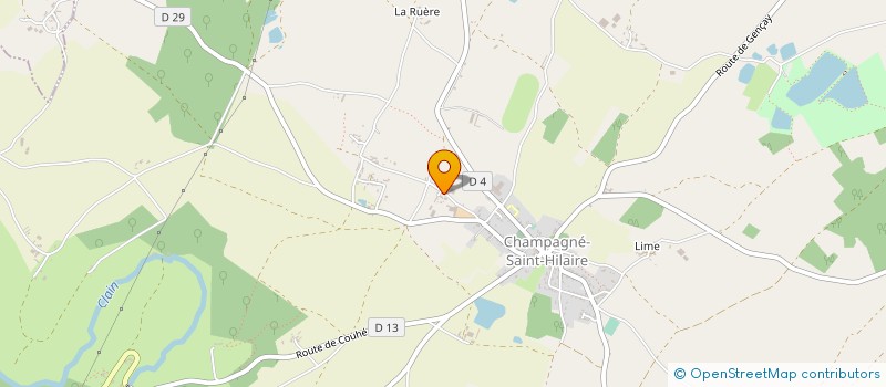 localisation de l'entreprise DAMIEN GIRARD TP  SAINT-MAURICE-LA-CLOUERE