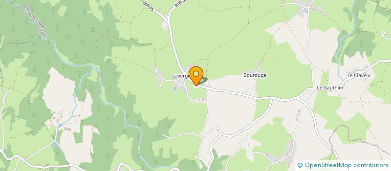 localisation de l'entreprise DAMIEN GUILLOT EXPLOITATION FORESTIERE  CISTERNES-LA-FORET