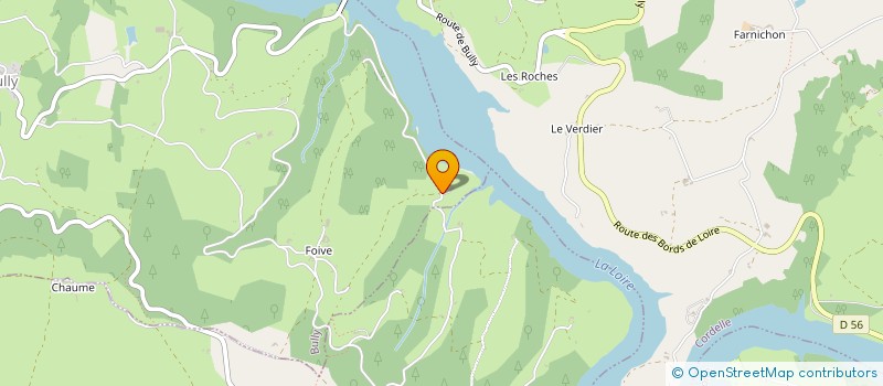 localisation de l'entreprise DAMIEN ISABELLE ELIET  BULLY