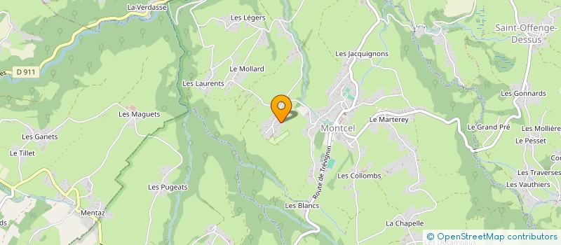 localisation de l'entreprise DAMIEN MAES SERVICES  MONTCEL