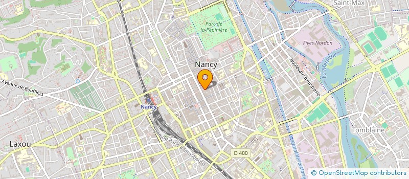 localisation de l'entreprise DAMIEN NCY  LAXOU