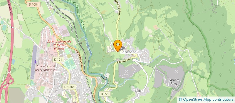 localisation de l'entreprise DAMIEN PETIT à VALSERHONE