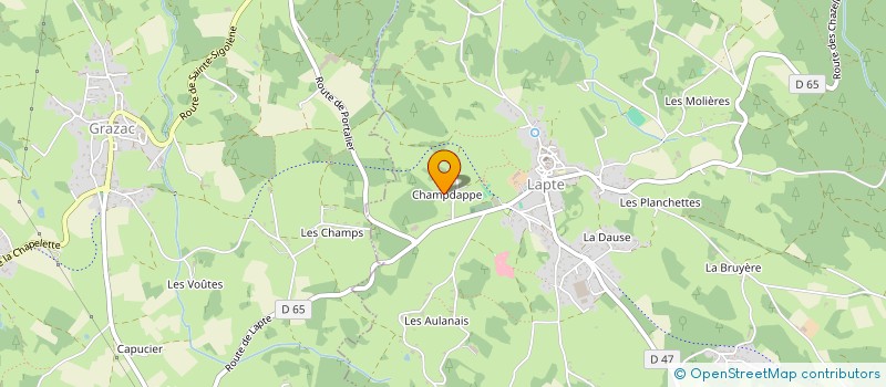 localisation de l'entreprise DAMIEN PETIT  LAPTE