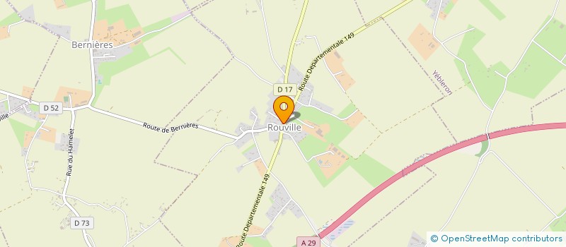 localisation de l'entreprise DAMIEN QUELLIER  ROUVILLE