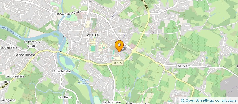 localisation de l'entreprise DAMIEN QUENTIN  VERTOU