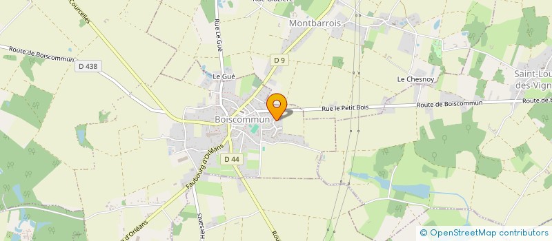localisation de l'entreprise DAMIEN RONCE à BOISCOMMUN
