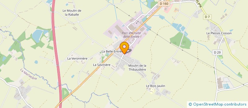 localisation de l'entreprise DAMIEN ROULET à ESSARTS-EN-BOCAGE