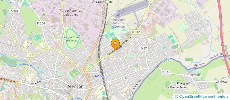 localisation de l'entreprise DAMIEN ROUSSEAU  ERAINES