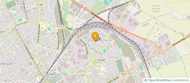 localisation de l'entreprise DAMIEN RUGGIERI  BETHENY