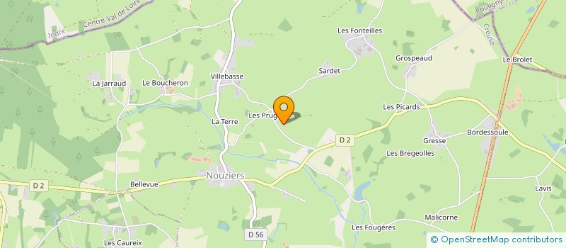 localisation de l'entreprise DAMIEN SAUDER à NOUZIERS