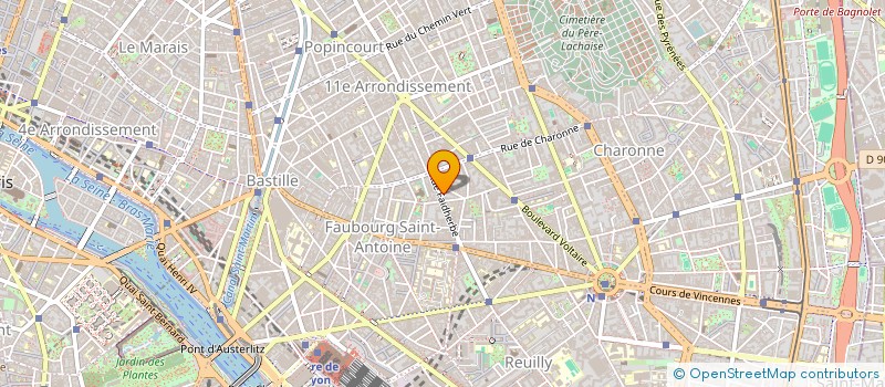 localisation de l'entreprise DAMIEN TOUSSAINT CONSEIL  PARIS