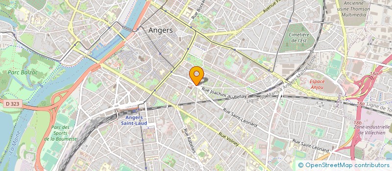 localisation de l'entreprise DAMIEN VETAULT à ANGERS