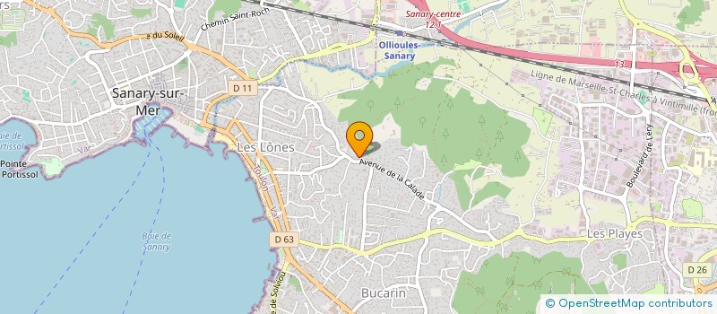 localisation de l'entreprise DAMIEN VTC  SIX-FOURS-LES-PLAGES