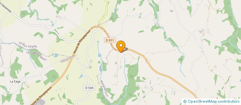 localisation de l'entreprise DAMIENPLOMBELEC  RIEUPEYROUX