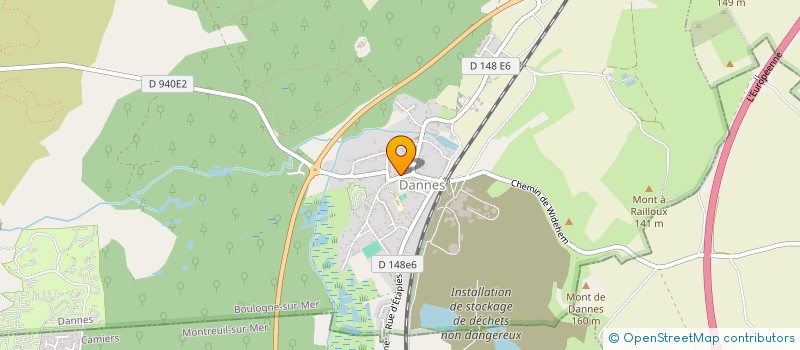 localisation de l'entreprise DAMIENS-CAVAGNON  DANNES