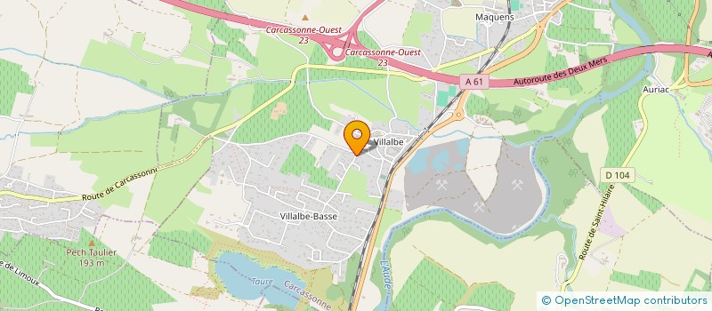 localisation de l'entreprise DAMIENS DE LYS  CARCASSONNE