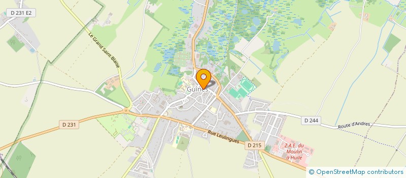 localisation de l'entreprise DAMIER  GUINES