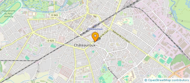 localisation de l'entreprise DAMIER CASTELROUSSIN à CHATEAUROUX