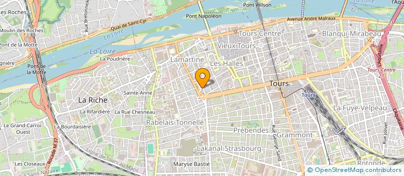 localisation de l'entreprise DAMIER TOURANGEAU  TOURS