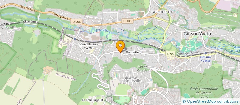 localisation de l'entreprise DAMIETTES à GIF-SUR-YVETTE