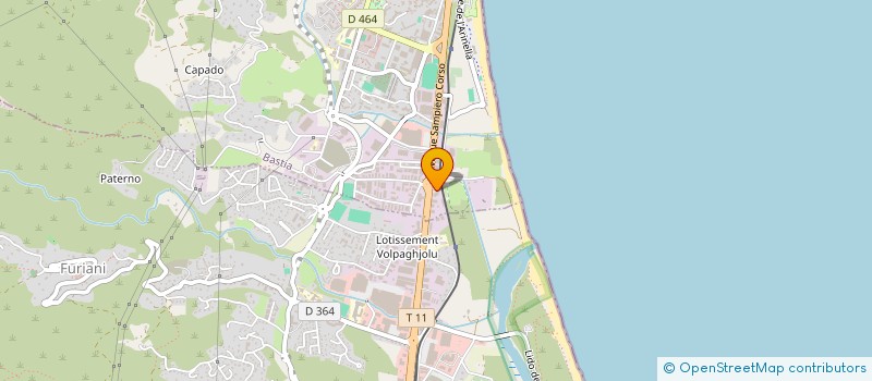localisation de l'entreprise DAMIJA à BASTIA