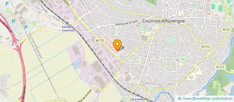 localisation de l'entreprise DAMILI  COURNON-D'AUVERGNE