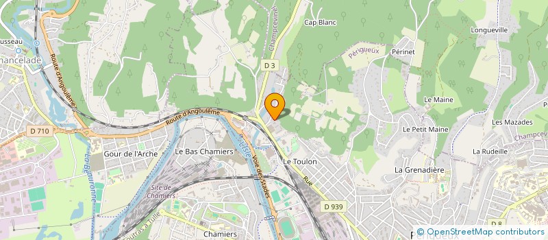 localisation de l'entreprise DAMILIE à PERIGUEUX