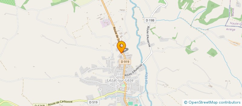 localisation de l'entreprise DAMIN à LEZAT-SUR-LEZE