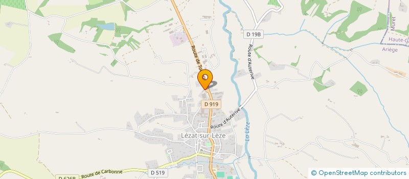 localisation de l'entreprise DAMIN IMMO à LEZAT-SUR-LEZE